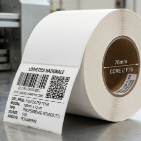 Rotolo etichette 100x72x1750 TT f76