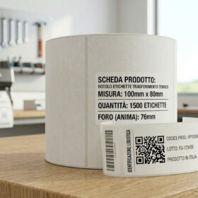 Rotolo etichette 100x80x1500 TT f76