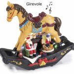 Cavallo a dondolo con musiche, movimento e luci