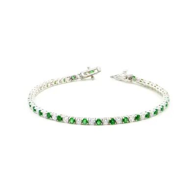 bracciale tennis, argento e zirconi, vari colori