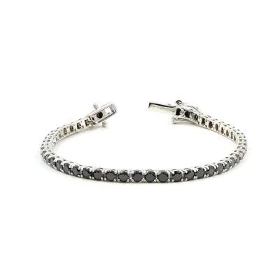 bracciale tennis, argento e zirconi, vari colori