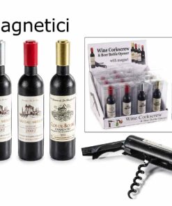 cavatappi apribottiglie con magnete