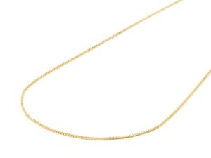 Carrello collana veneziana in argento dorato