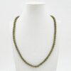 Collana elastica in Granato verde naturale