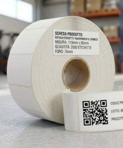 Rotolo etichette 110x60x2000 TT f76