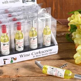 Cavatappi apribottiglie con magnete