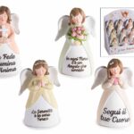 Angioletto in resina con messaggio inciso