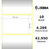 Zebra Z-Ultimate 3000T materiale sintetico 51×32 f76