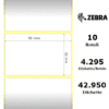 Zebra Z-Ultimate 3000T materiale sintetico 51×32 f76