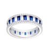 anello eternity blu