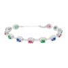 Bracciale tennis in argento cubic Zirconia Bianchi e colorati