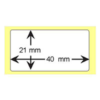 Rotolo etichette adesive 40x21 per stampanti desktop