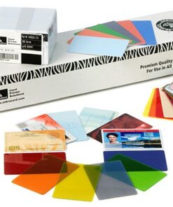 Zebra PVC card colorate 30 MIL 500 carte