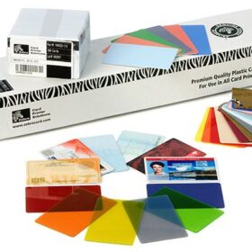 Zebra PVC card colorate 30 MIL 500 carte