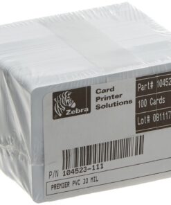 Zebra PVC card bianche 30 MIL 500 carte