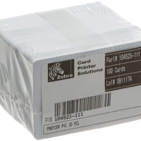 Zebra PVC card bianche 30 MIL 500 carte
