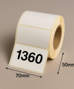 Rotolo etichette adesive 70x50 per stampanti desktop