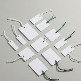 Etichette con filo corto 55mm