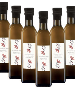 Bottiglia da 0.25 lt. con olio extra vergine ed etichetta personalizzata