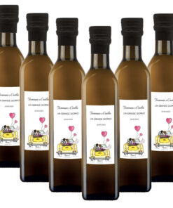 Bottiglia da 0.25 lt. con olio EVO ed etichetta personalizzata