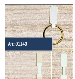 Rotolo etichette gioiello 50x8