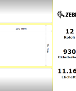 Zebra etichette Z-Perform 1000D 102x76 termiche f25