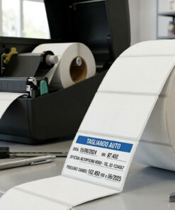 Rotolo etichette 64x34 TT per verifiche auto TT956