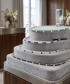 Bracciale tennis Rainbow & Light in argento, vari modelli