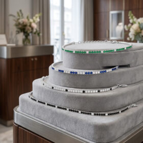 Bracciale tennis Rainbow & Light in argento, vari modelli