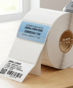 Rotolo etichette compatibili 57x32 termiche f25