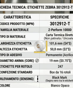Zebra Z-Perform 1000D 102x51 f19
